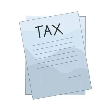 Illustration of Tax Stock Illustration