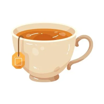 Illustration of tea cup Stock Illustration