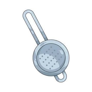 Illustration of tea strainer Stock Illustration