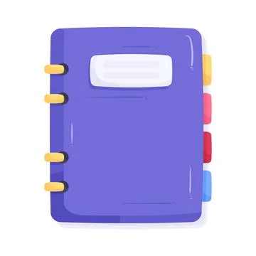 Illustration of teacher planner Stock Illustration