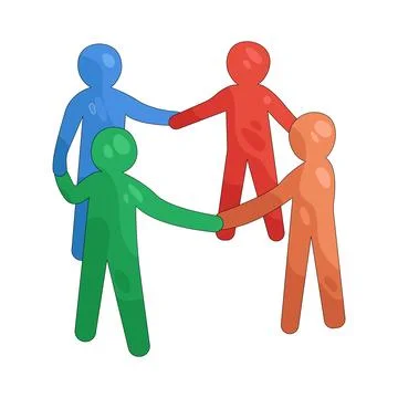 Illustration of team Stock Illustration