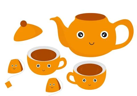 Illustration of a teapot Stock Illustration