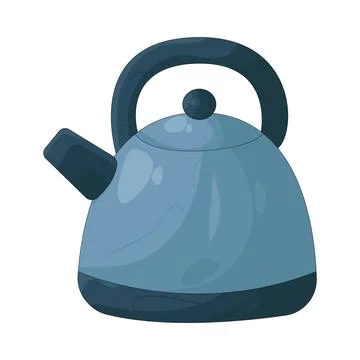 Illustration of teapot Ilustración de archivo