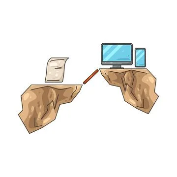 Illustration of Technology Stock Illustration