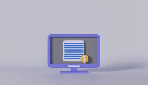 Illustration of a technology switch and computer icon concept Stock Photos