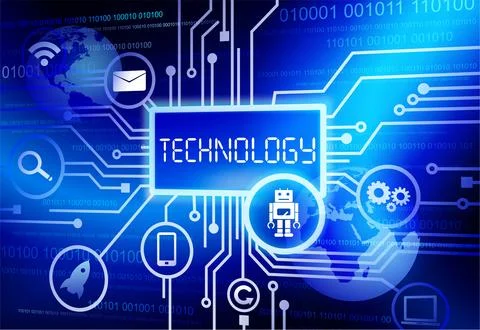 Illustration of technology vector Stock Illustration