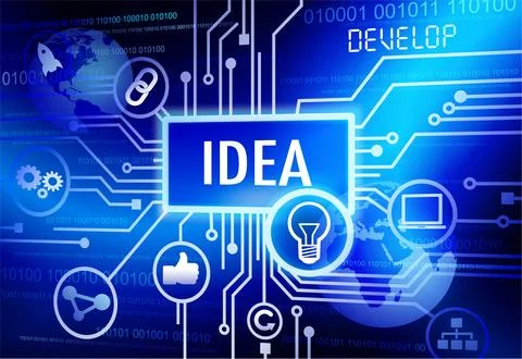 Illustration of technology vector Stock Illustration