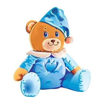 Illustration of Teddy bear Stock Illustration