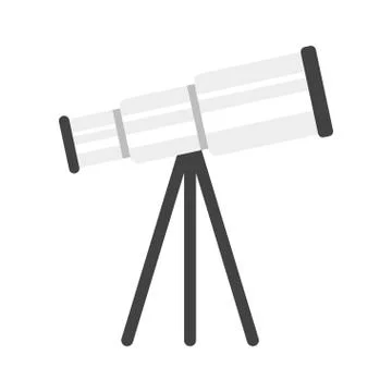 Illustration of telescope Illustrazione stock