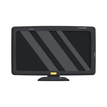 Illustration of television screen Stock Illustration