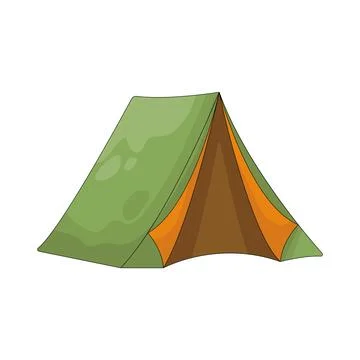 Illustration of tent Stock Illustration