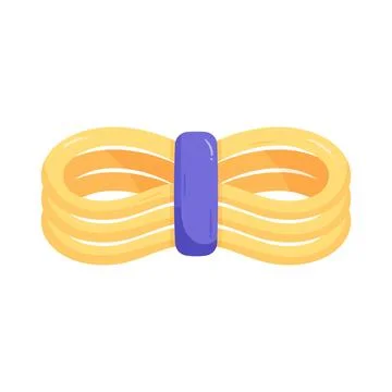 Illustration of tent rope Stock Illustration