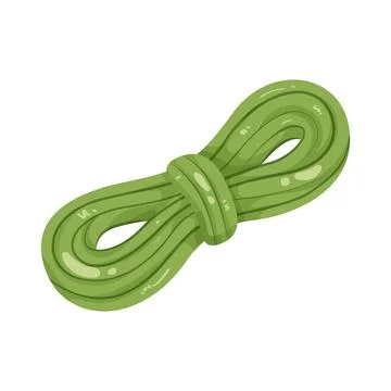 Illustration of tent rope Stock Illustration