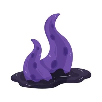 Illustration of tentacle monster Stock Illustration