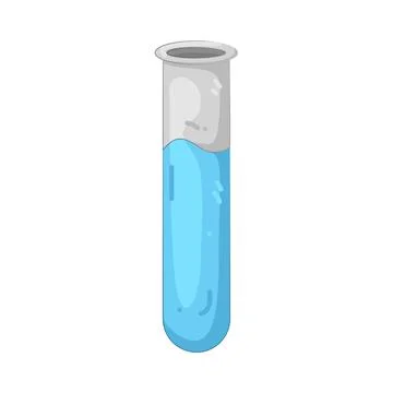 Illustration of test tube Stockillustratie