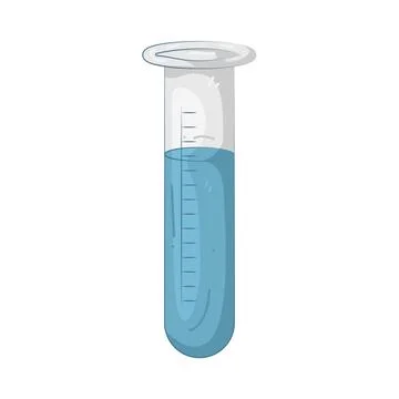 Illustration of test tube 스톡 일러스트