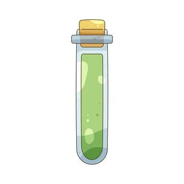 Illustration of test tube Stock Illustration
