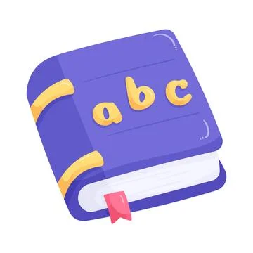 Illustration of textbook Stock Illustration