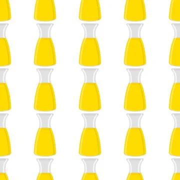 Illustration on theme big colored lemonade in glass jug Illustrazione stock
