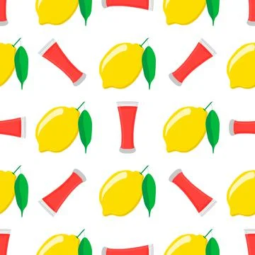 Illustration on theme big colored lemonade in lemon cup Illustrazione stock