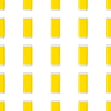 Illustration on theme big colored lemonade in glass cup Illustrazione stock