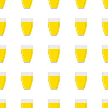 Illustration on theme big colored lemonade in glass cup Illustrazione stock