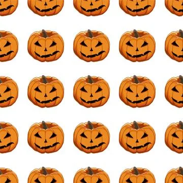 Illustration on theme big colored pattern Halloween Illustrazione stock