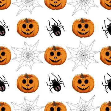 Illustration on theme big colored pattern Halloween Illustrazione stock