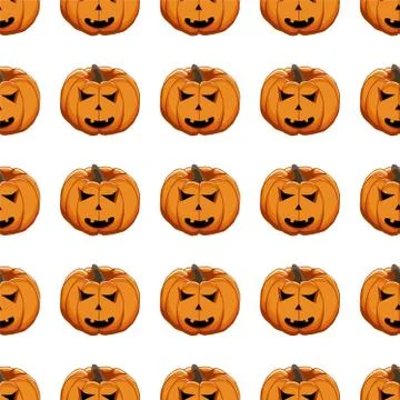 Illustration on theme big colored pattern Halloween Illustrazione stock