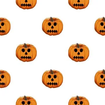 Illustration on theme big colored pattern Halloween Illustrazione stock