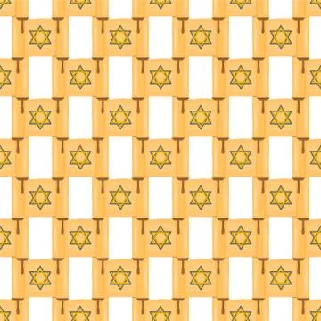 Illustration on theme big colored pattern torah Illustrazione stock