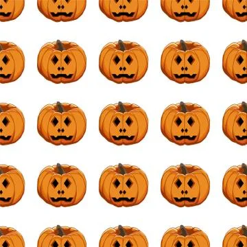 Illustration on theme big colored pattern Halloween Illustrazione stock
