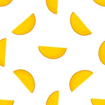 Illustration on theme big colored seamless mango 스톡 일러스트