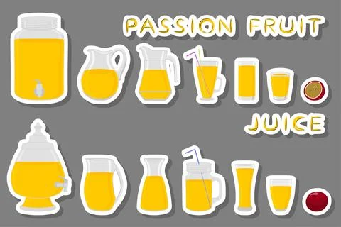 Illustration on theme big kit different types glassware Stock Illustration