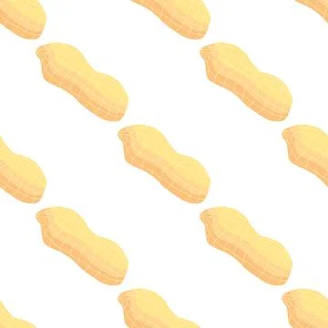 Illustration on theme big pattern identical types peanut Stock Illustration