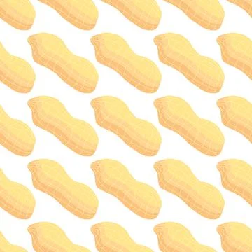 Illustration on theme big pattern identical types peanut Stock Illustration