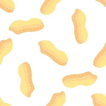 Illustration on theme big pattern identical types peanut Stock Illustration