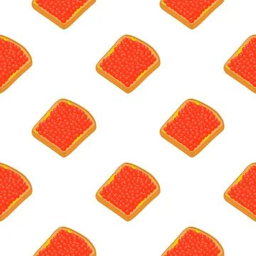 Illustration on theme big pattern identical types fish caviar Stockillustratie