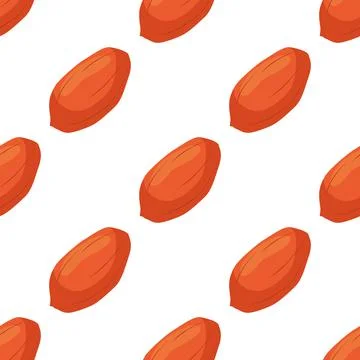 Illustration on theme big pattern identical types peanut イラスト素材