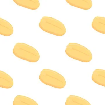 Illustration on theme big pattern identical types peanut Stock Illustration