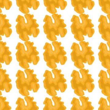 Illustration on theme big pattern identical types walnut 스톡 일러스트