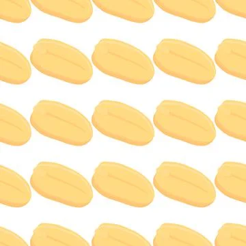 Illustration on theme big pattern identical types peanut イラスト素材