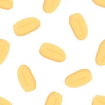 Illustration on theme big pattern identical types peanut Stock Illustration
