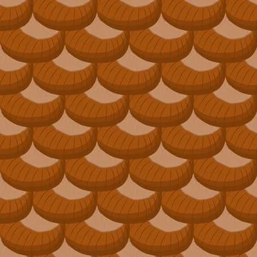 Illustration on theme big pattern identical types hazelnut Stock Illustration