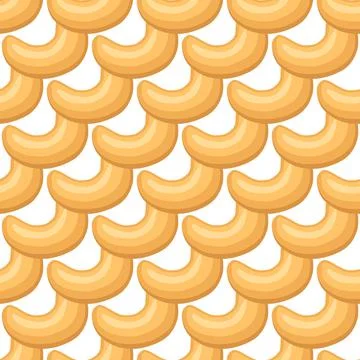 Illustration on theme big pattern identical types cashew Stock Illustration