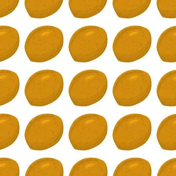 Illustration on theme big pattern identical types walnut Stock Illustration