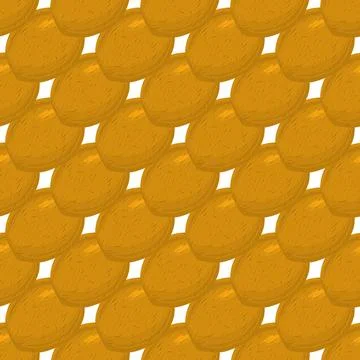 Illustration on theme big pattern identical types walnut Stock Illustration