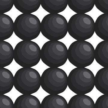 Illustration on theme big pattern identical types fish caviar Stock Illustration