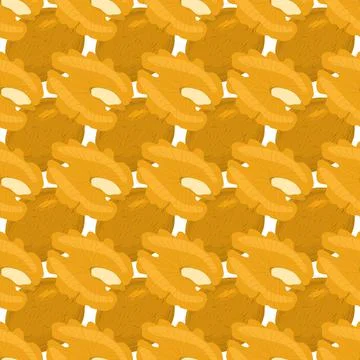 Illustration on theme big pattern identical types walnut Stock Illustration