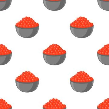 Illustration on theme big pattern identical types fish caviar Stockillustratie